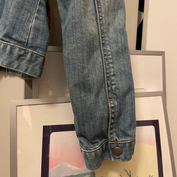 Vintage Y2K Denim Moto Jacket - Picture 4 of 6